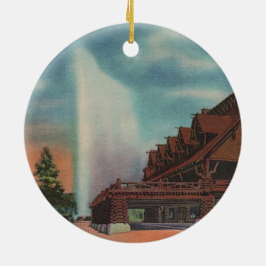 Ornement En Céramique Vieux fidèles (Dos)