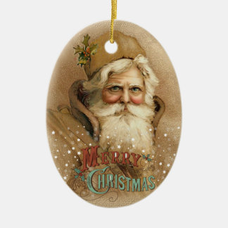 Ornement En Céramique Vieux Noël Père Noël 2
