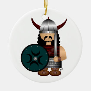 Ornement En Céramique Viking
