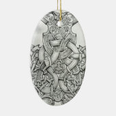 ORNEMENT EN CÉRAMIQUE VIKING ET CONCEPTION D'OSEBERG KNOTWORK (Droite)