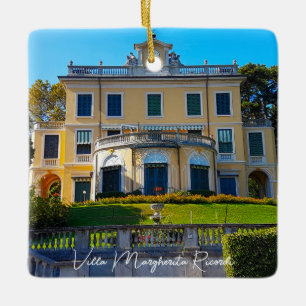 Ornement En Céramique Villa Margherita Ricordi Grianti Lac de Côme Itali