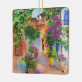 Ornement En Céramique Village italien (Gauche)