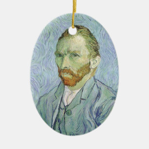 Ornement En Céramique Vincent van Gogh - Autoportrait de Van Gogh en ble