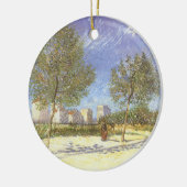 Ornement En Céramique Vincent van Gogh - En périphérie de Paris (Gauche)