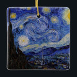 Ornement En Céramique Vincent Van Gogh - La nuit étoilée<br><div class="desc">The Starry Night / La nuit etoilee - Vincent Van Gogh en 1889</div>