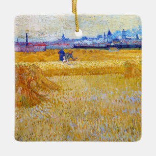 Ornement En Céramique Vincent van Gogh - Les Moissonneurs
