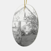 Ornement En Céramique Vintage (Gauche)