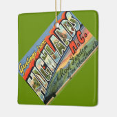 Ornement En Céramique Vintage Highlands NC Postcard (Gauche)