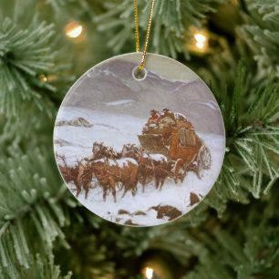 Ornement En Céramique Vintage West, Pourquoi le courrier était en retard