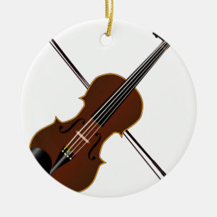 Ornement En Céramique Violon
