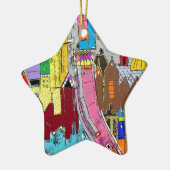 Ornement En Céramique Vision Medellin Colombie (Gauche)