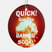 Ornement En Céramique Vite, obtenez le BICARBONATE DE SOUDE ! (Gauche)