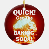 Ornement En Céramique Vite, obtenez le BICARBONATE DE SOUDE ! (Dos)
