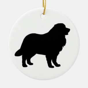 Ornement En Céramique Vitesse de chien de montagne de Bernese