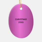 Ornement En Céramique Vocation religieuse de nonne de profession (Dos)