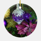 Ornement En Céramique voeux de Noël_ (Dos)