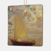 Ornement En Céramique Voilier (Gauche)