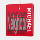 Ornement En Céramique Voisin Extraordinaire CUSTOM (Gauche)