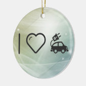 Ornement En Céramique Voitures électriques fraîches (Gauche)