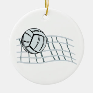Ornement En Céramique Volleyball