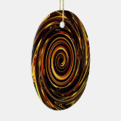Ornement En Céramique Vortex de chocolat 02 (Droite)