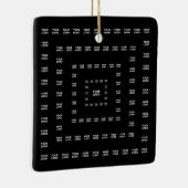 Ornement En Céramique Votre logo ou n'importe quelle conception/image | (Droite)