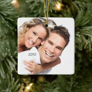 Ornement En Céramique Votre lustre photo & Oiseaux sur une branche flori