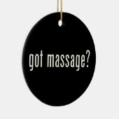 Ornement En Céramique Vous avez reçu un massage ? (Droite)