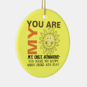 Ornement En Céramique Vous êtes mon soleil (Droite)