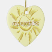 Ornement En Céramique Vous Êtes Mon Soleil (Droite)