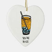 Ornement En Céramique Vous êtes N-Ice (Droite)