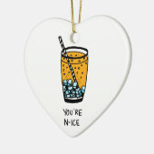 Ornement En Céramique Vous êtes N-Ice (Gauche)