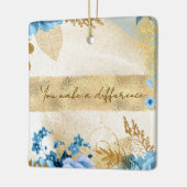 Ornement En Céramique Vous faites une différence (Gauche)