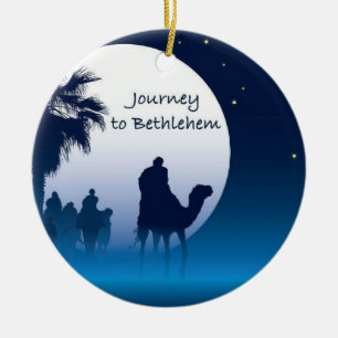 Ornement En Céramique Voyage à l'ornement de Bethlehem