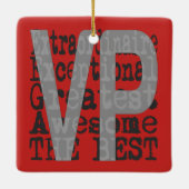 Ornement En Céramique VP Extraordinaire (Dos)