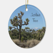 Ornement En Céramique Vue d'arbre de Joshua (Gauche)
