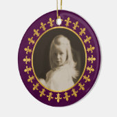 Ornement En Céramique vue de la photo Fleur-De-lis (Gauche)