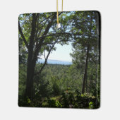 Ornement En Céramique Vue estivale du parc national de l'Acadie (Gauche)