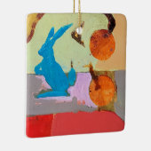 Ornement En Céramique Vue Oiseaux (Droite)