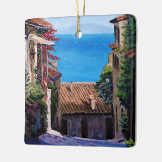 Ornement En Céramique Vue sur la Toscane côtière (Gauche)