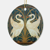 Ornement En Céramique Walter Crane Swan (Gauche)
