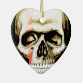 Ornement En Céramique warpaint de crâne (Droite)