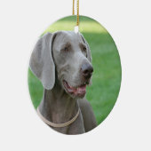 Ornement En Céramique Weimaraner (Droite)