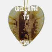 Ornement En Céramique Welcome (Gauche)