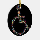 Ornement En Céramique wheelchair_funky_zazzle.jpeg (Droite)