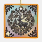 Ornement En Céramique "Whimsy Imaginaire Art" (Dos)