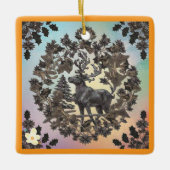 Ornement En Céramique "Whimsy Imaginaire Art" (Devant)