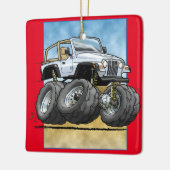 Ornement En Céramique White_TJ (Gauche)