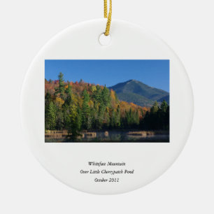 Ornement En Céramique Whiteface Mountain sur Little Cherrypatch Pond