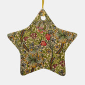 Ornement En Céramique William Morris Golden Lily (Dos)